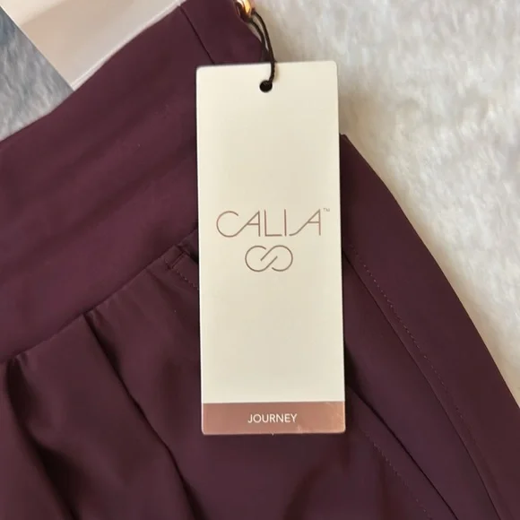 Calia Burgundy Journey Wide-Leg Pants - Picture 2 of 7